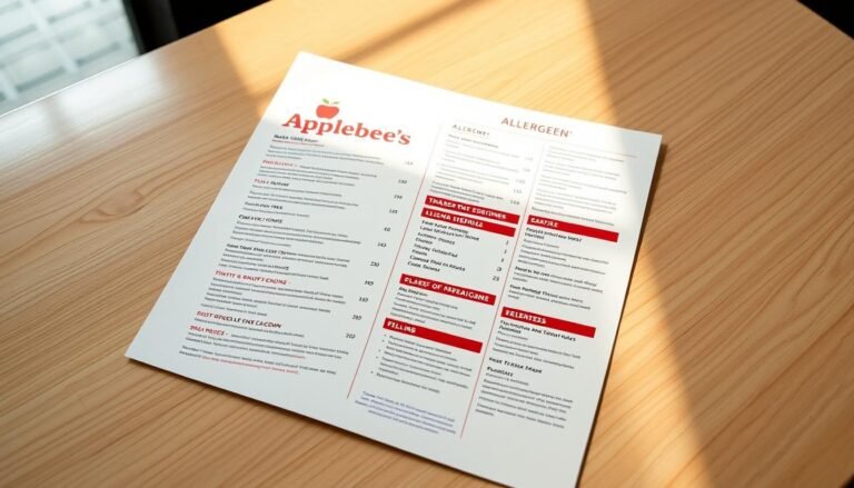Applebee's Allergen Menu