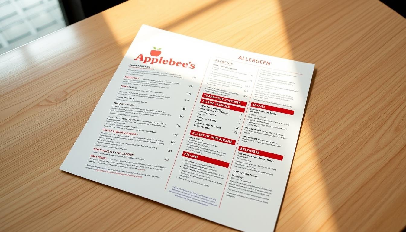Applebee's Allergen Menu