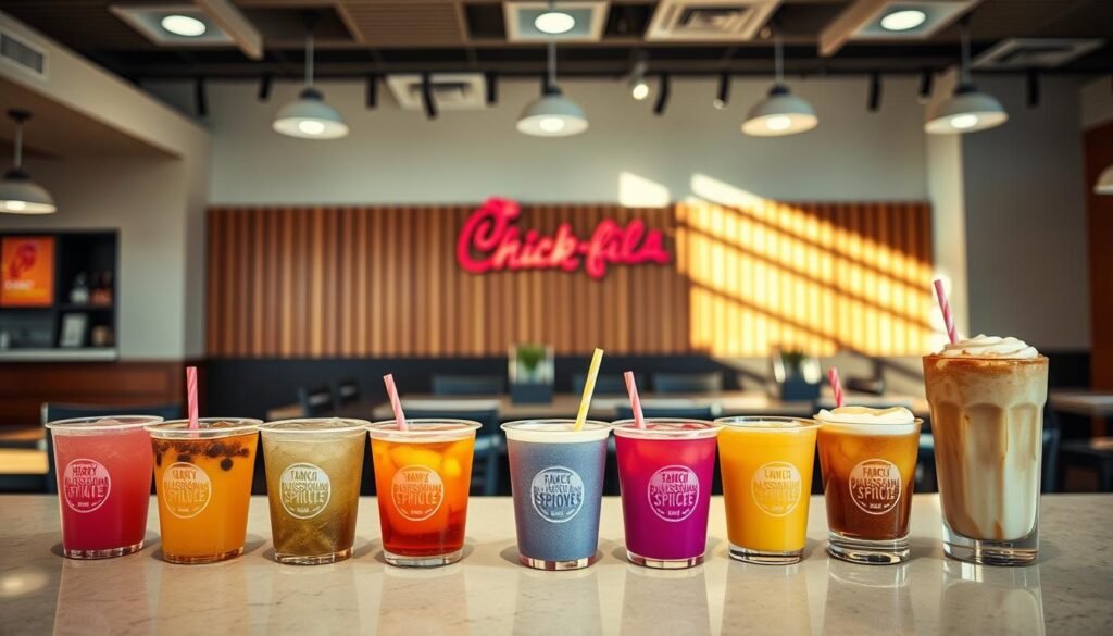 Chick-fil-A seasonal beverage selection Chick-fil-A seasonal beverage selection
