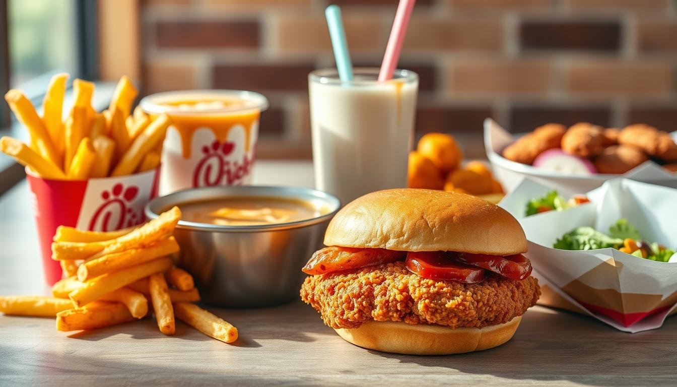 chick fil a lunch menu