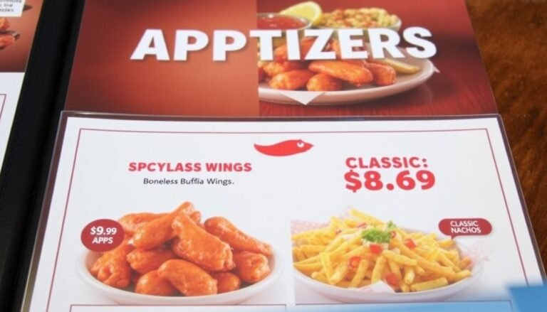 Chili’s Appetizer Menu Prices
