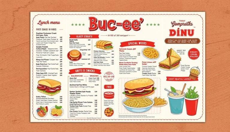 Buc-ee's Lunch Menu