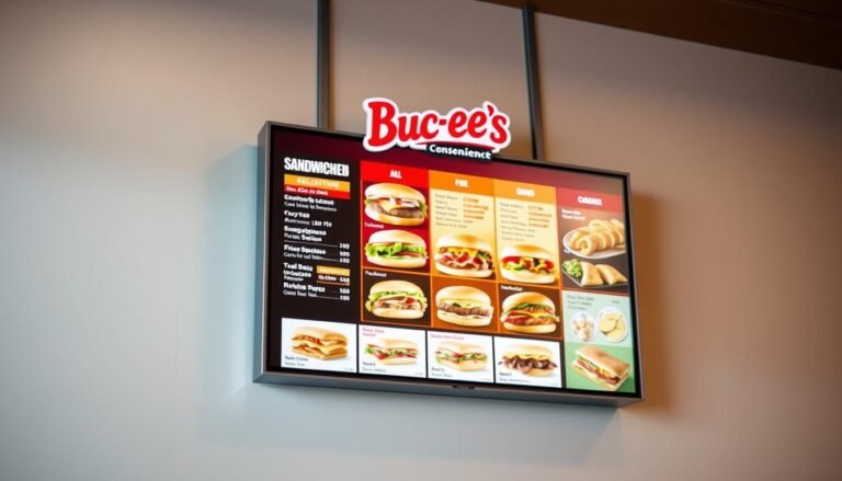 Buc-ee's Sandwich Menu