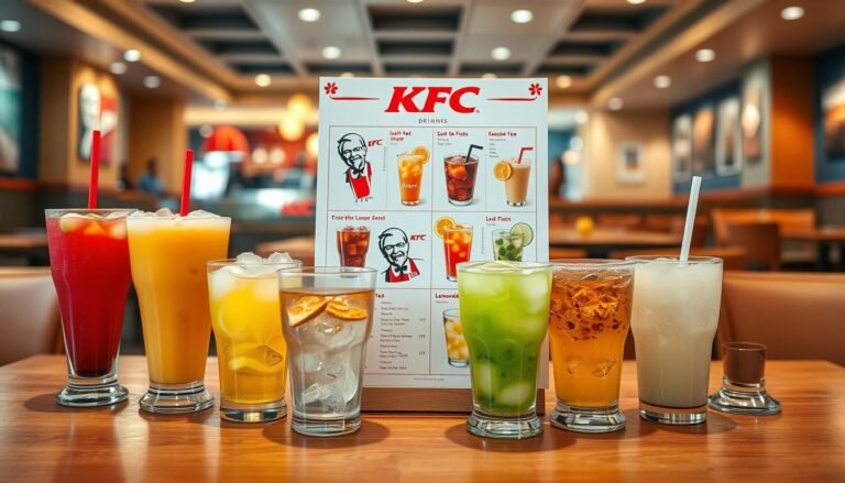 KFC Drinks Menu