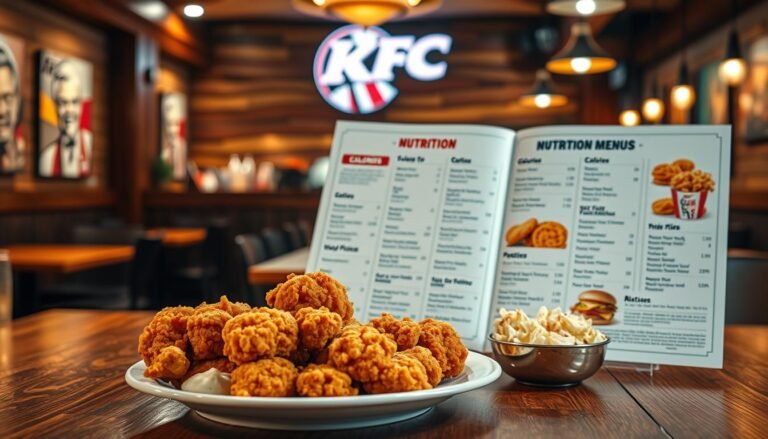 KFC Nutrition Menu
