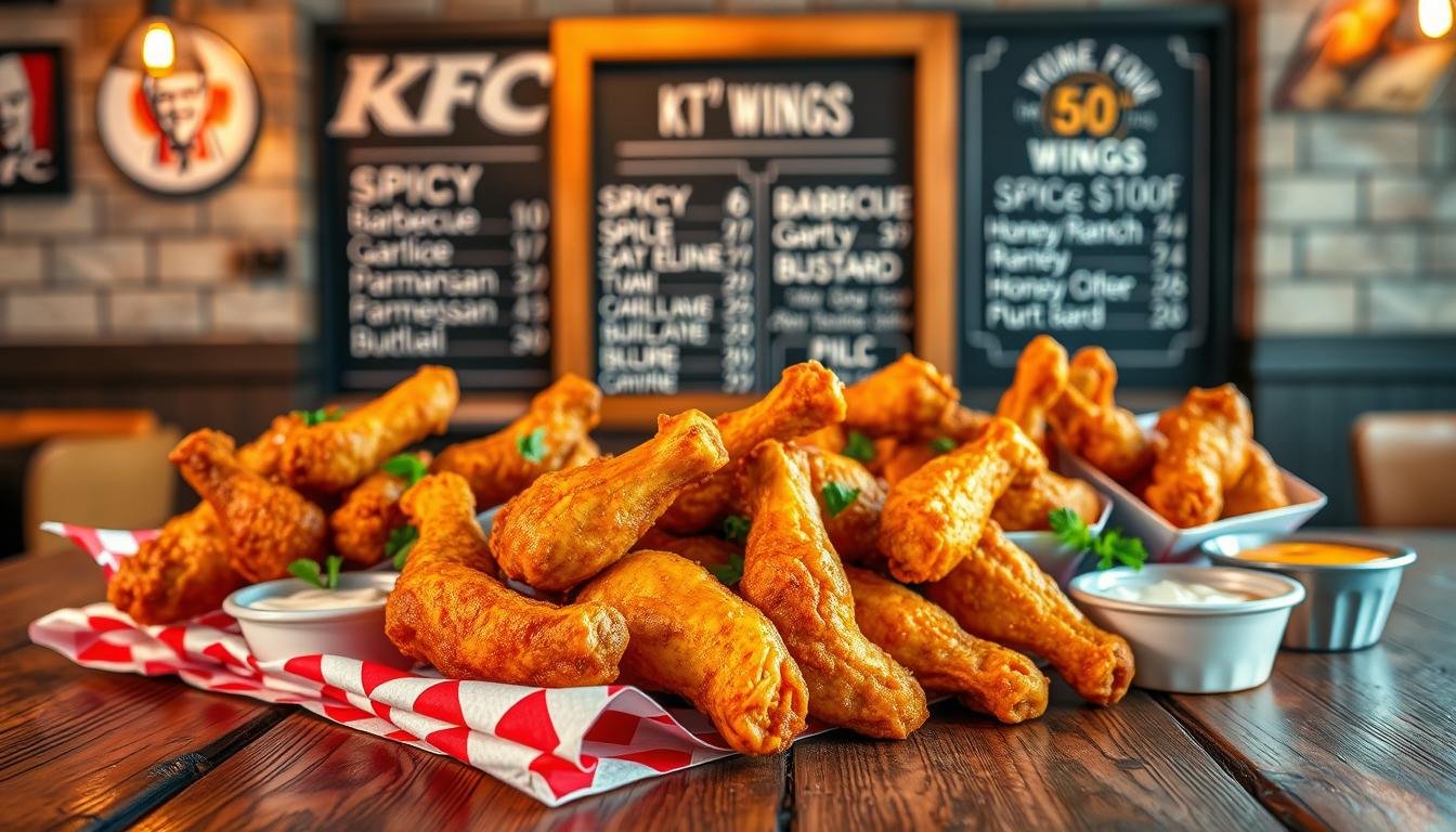 KFC Wings Menu