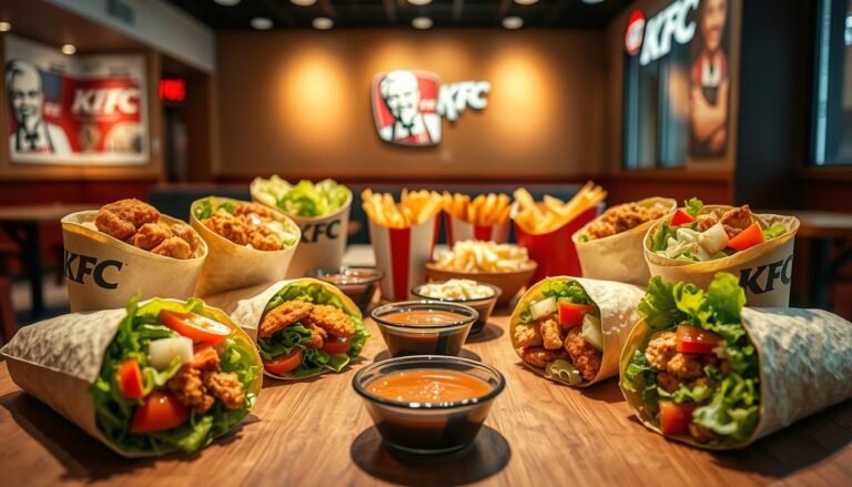 KFC Wraps Menu
