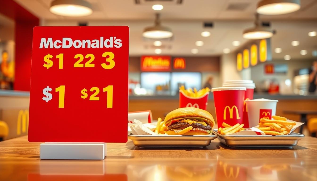 McDonald's $1 $2 $3 Menu with Prices