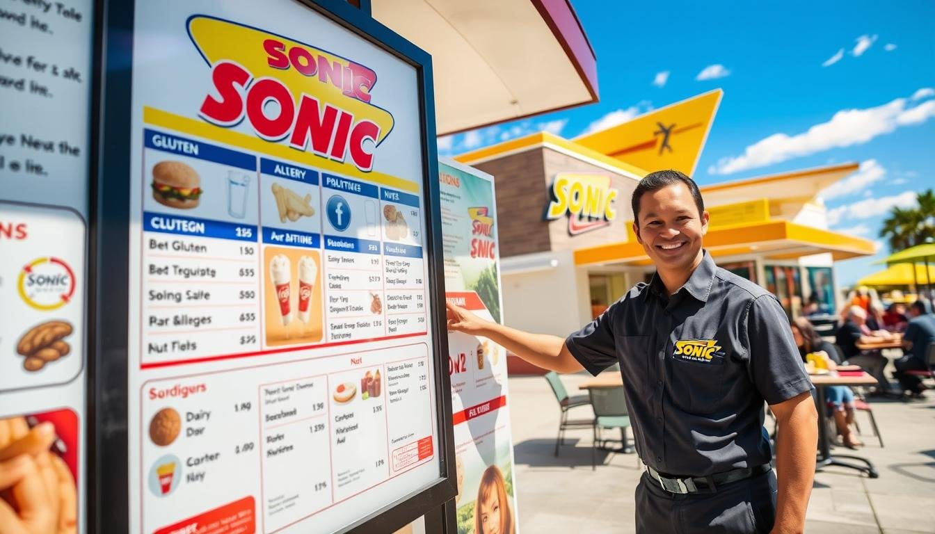 Sonic Allergen Menu