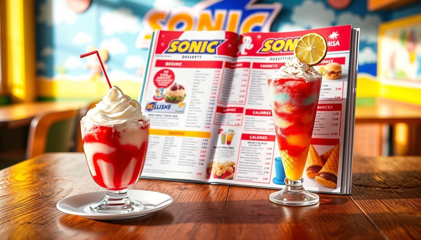 Sonic Dessert Menu