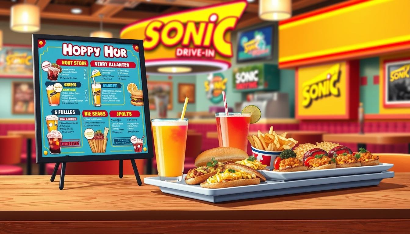 Sonic Happy Hour Menu