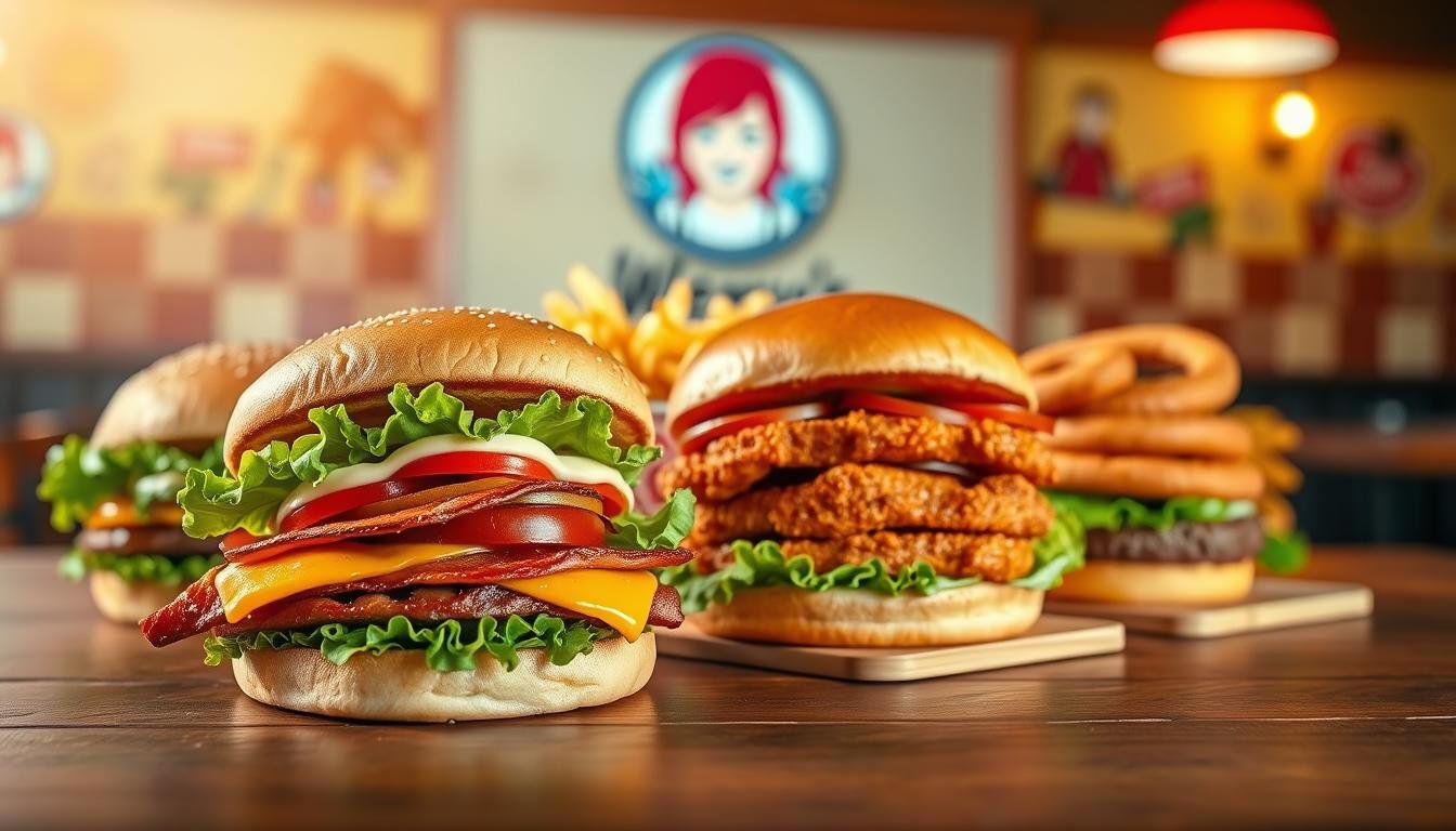 Wendy's Burger Menu