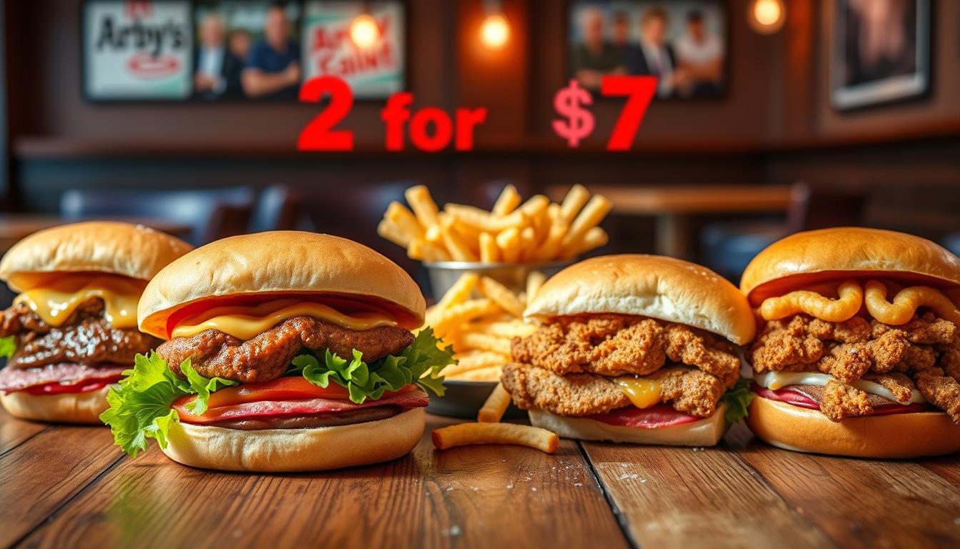 arby's 2 for $7 menu