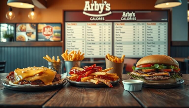 arby's menu calories