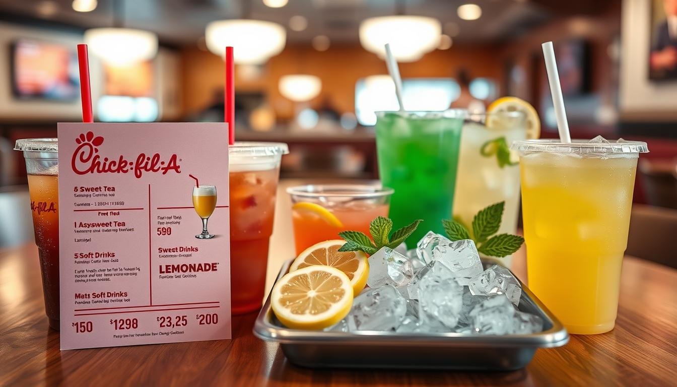chick fil a drink menu