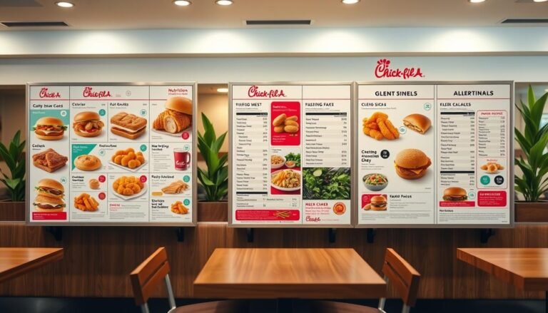 chick fil a menu nutrition