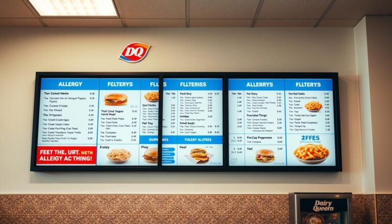 dairy queen allergen menu