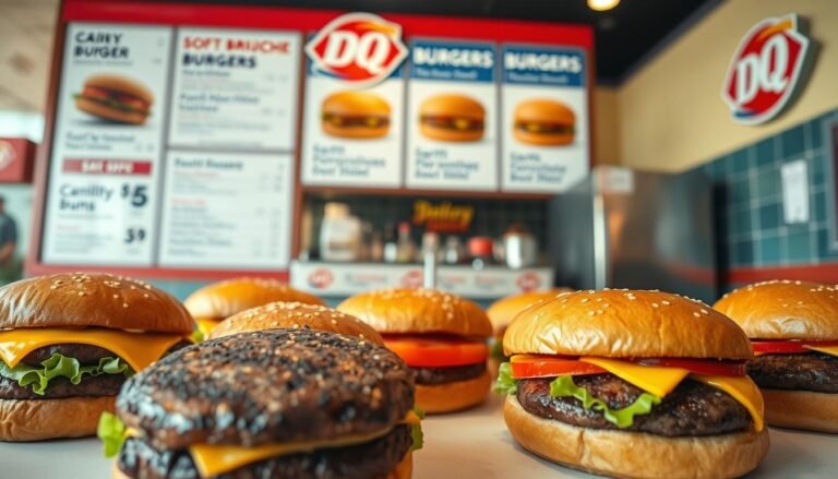 dairy queen burgers menu