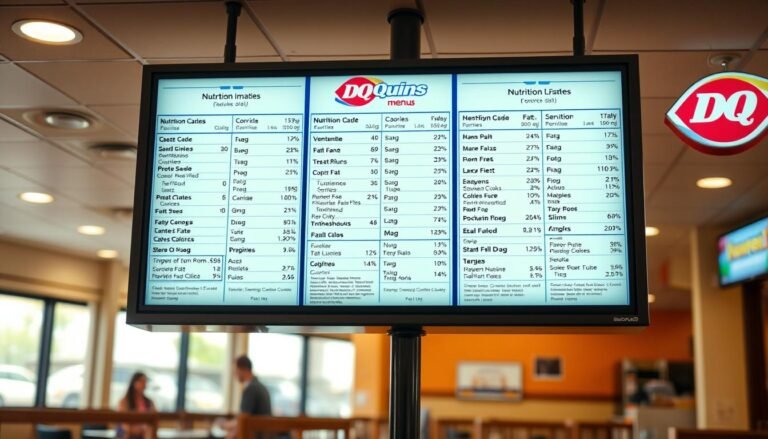 dairy queen menu nutrition