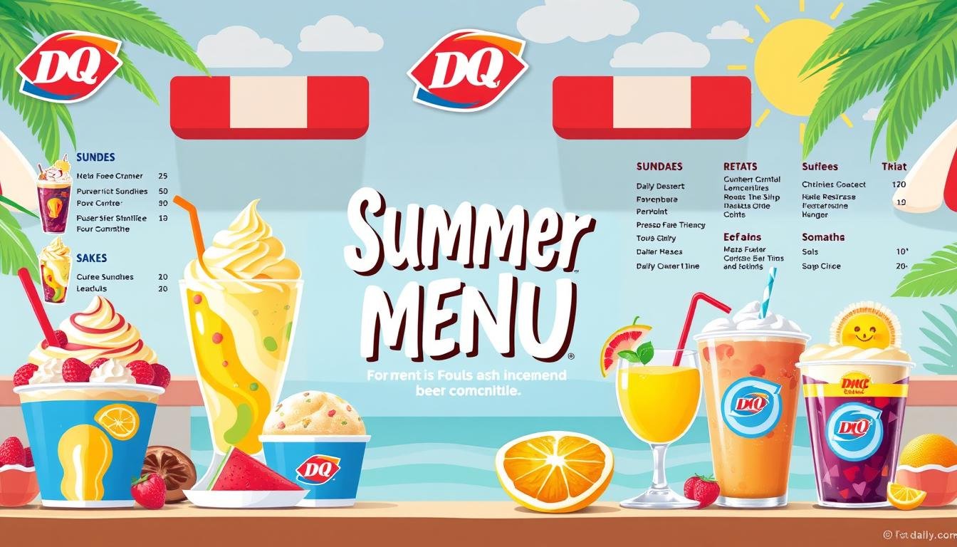 dairy queen summer menu
