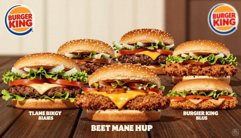 Burger King New Menu Price-choices for the little ones |