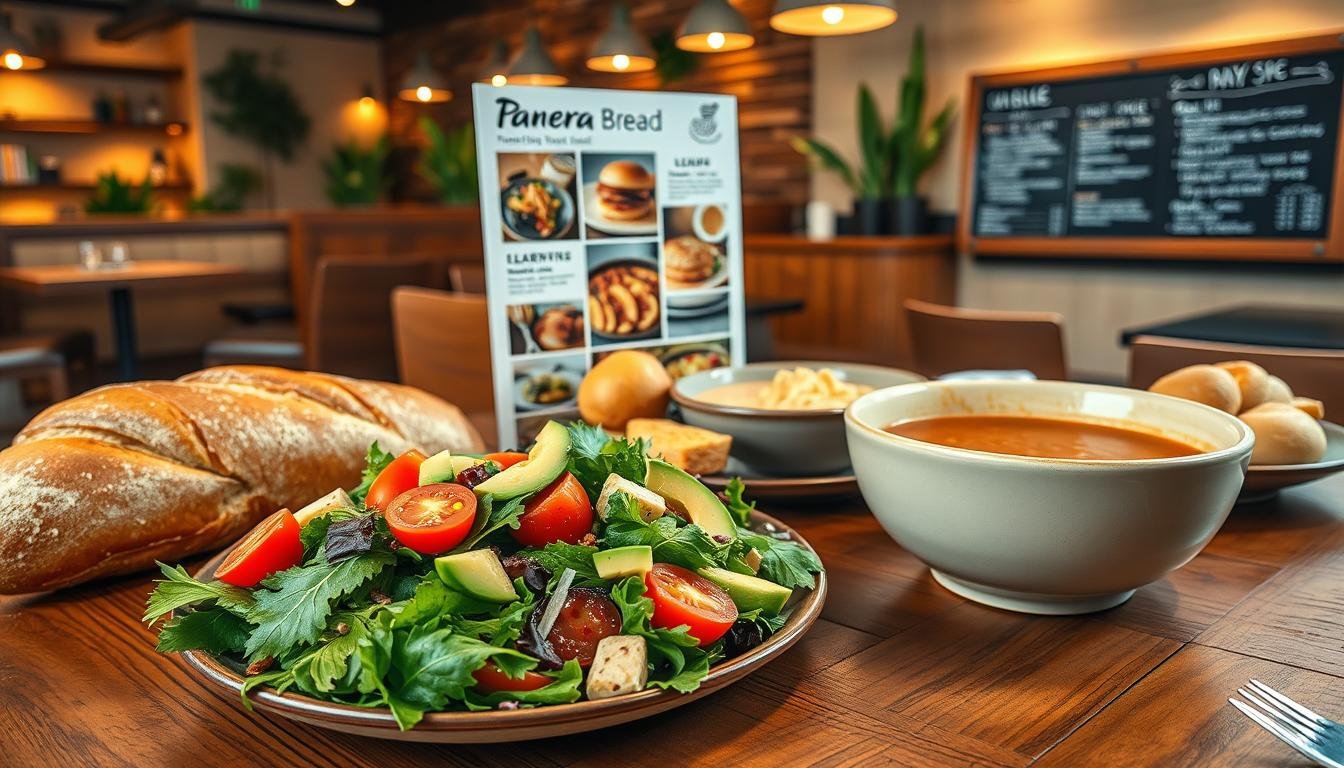 panera bread lunch menu