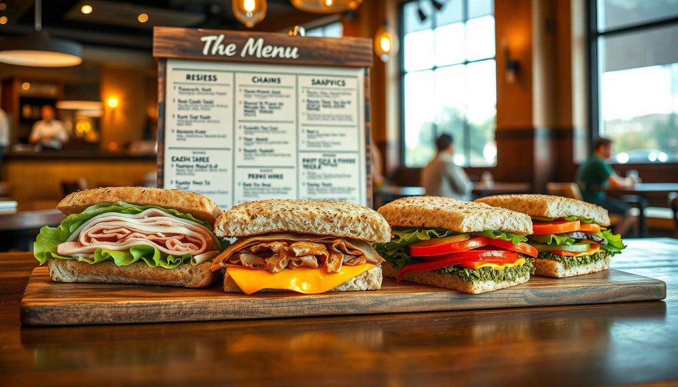 panera bread sandwich menu