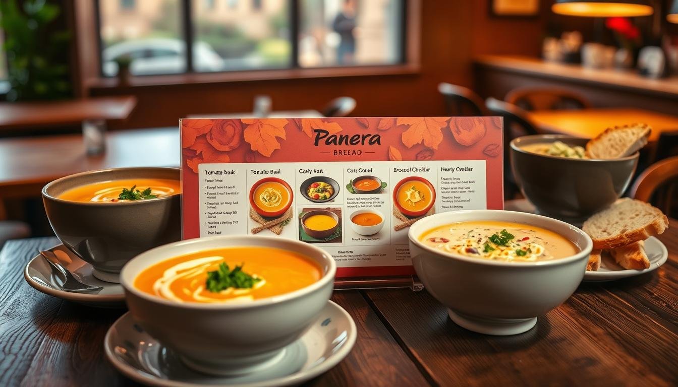 panera bread soup menu