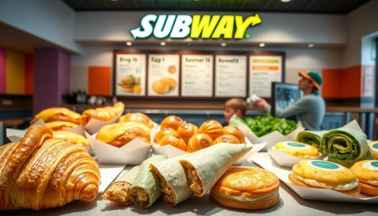 subway breakfast menu