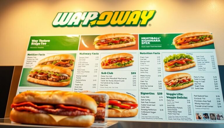 subway classic menu