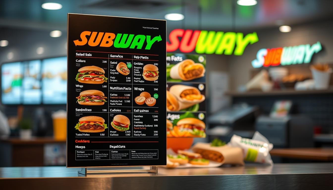 subway menu