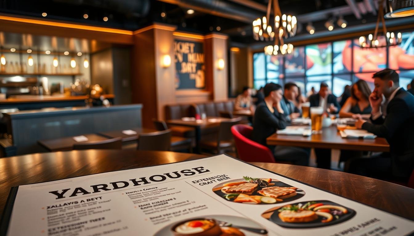 the yard house restaurant menu