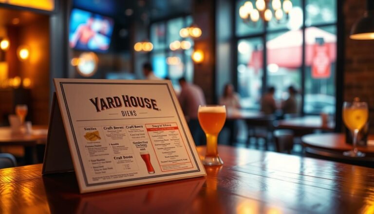 yard house drink menu