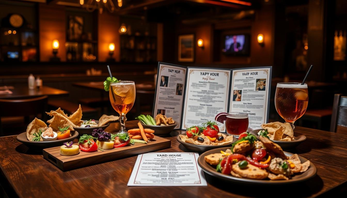yard house happy hour menu